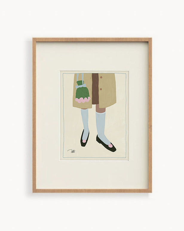 A Lady's Posy Artprint
