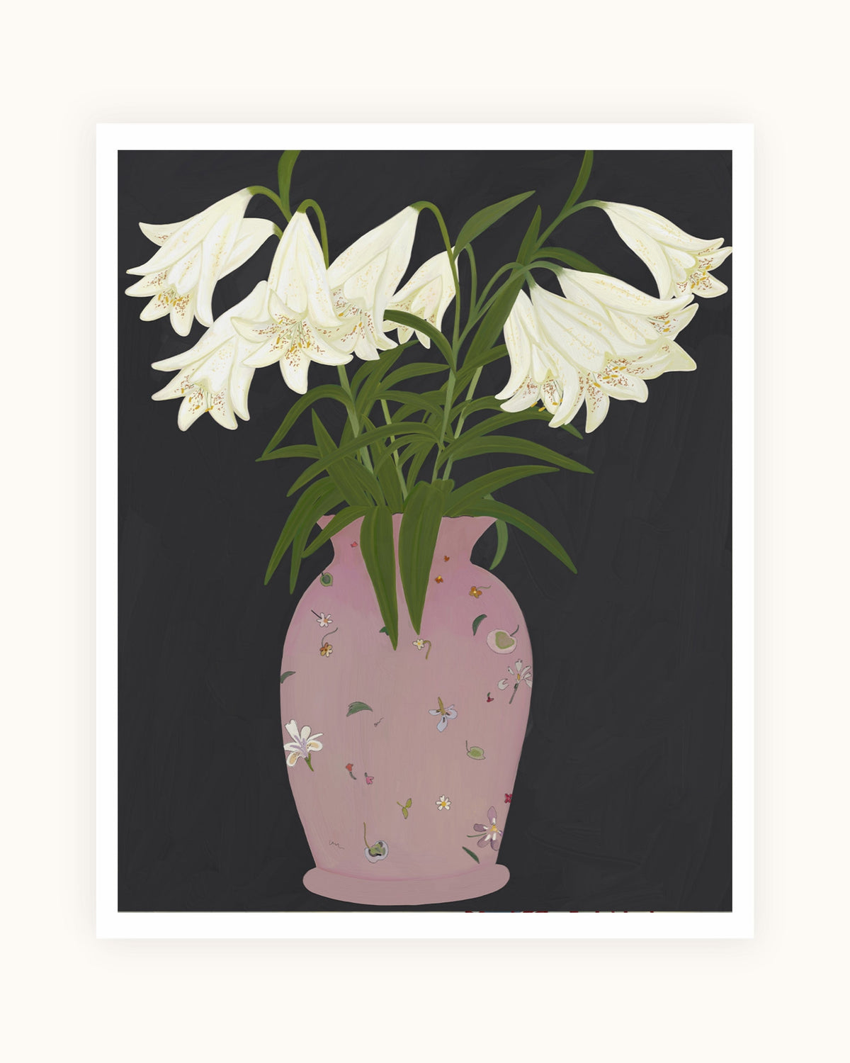 Moon-Kissed Lilies Artprints