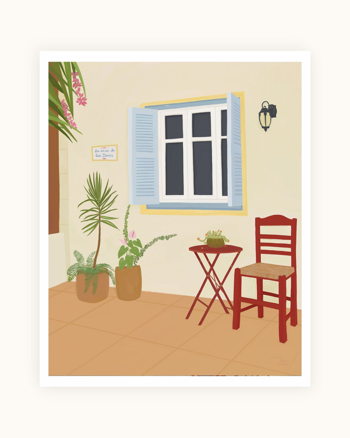 The Usual Spot Artprint