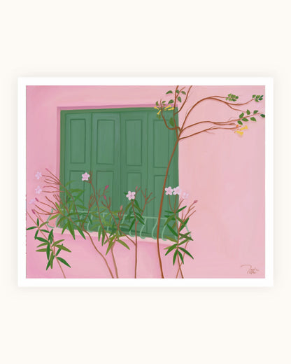 The Window I Passed By Artprint