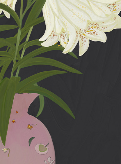 Moon-Kissed Lilies