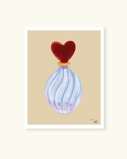L'Amour en Verre Artprint