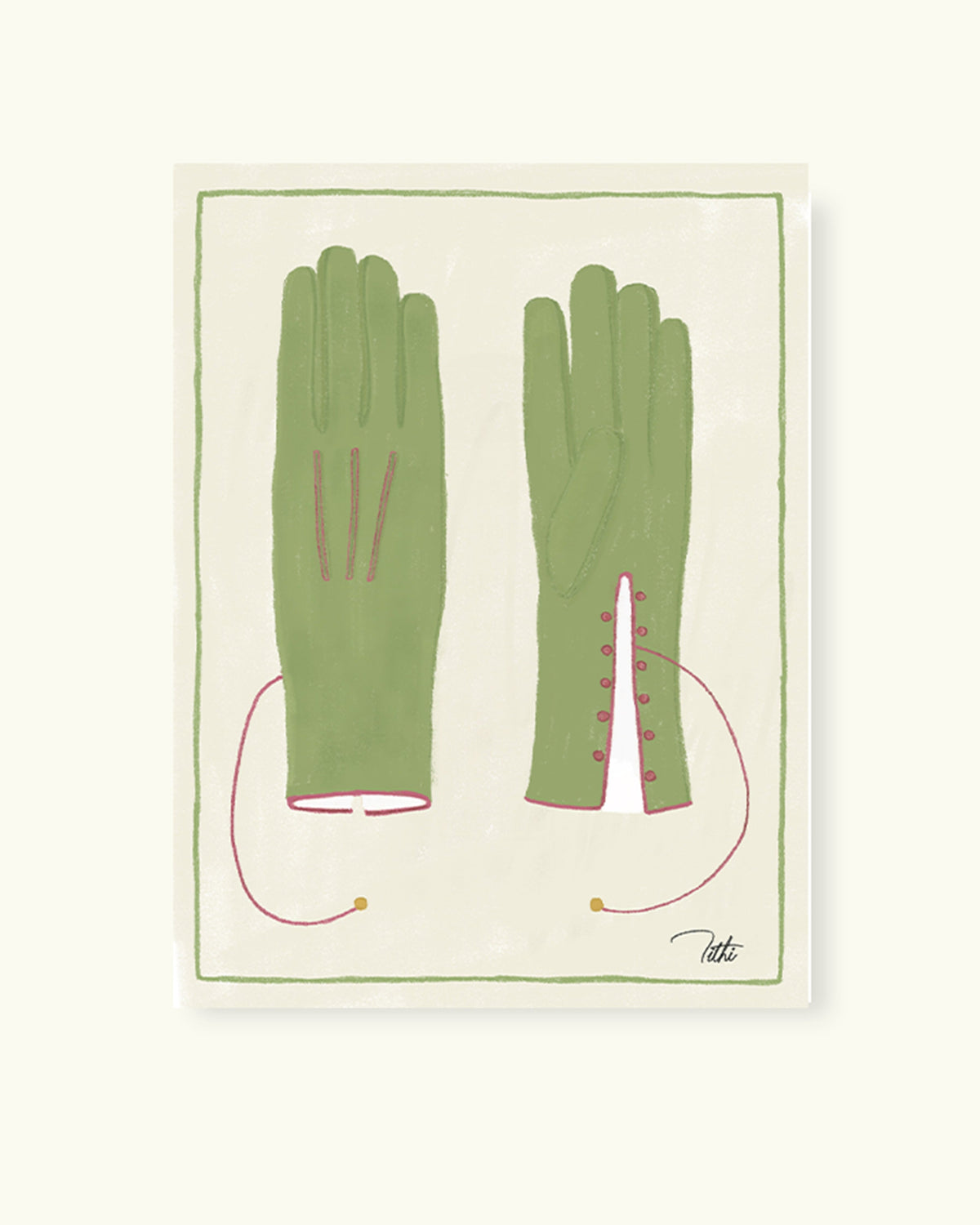 The Last Thing She Wore Artprint