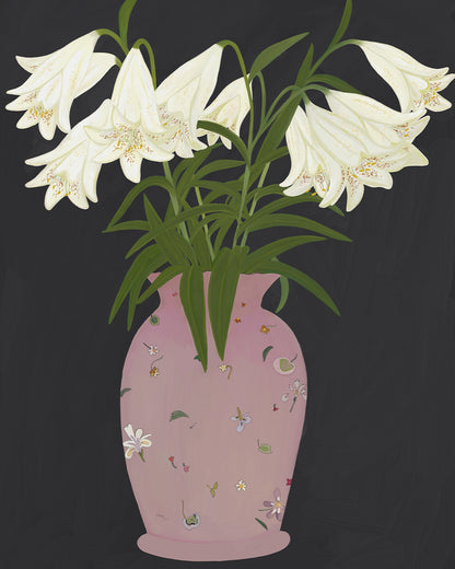 Moon-Kissed Lilies